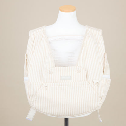 【Version 5】 Ritogato Voddly Petite Front Bag 前孭寵物袋 細版夏日透氣質料 亞麻條紋