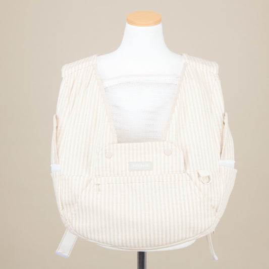 【Version 5】 Ritogato Voddly Petite Front Bag 前孭寵物袋 細版夏日透氣質料 亞麻條紋