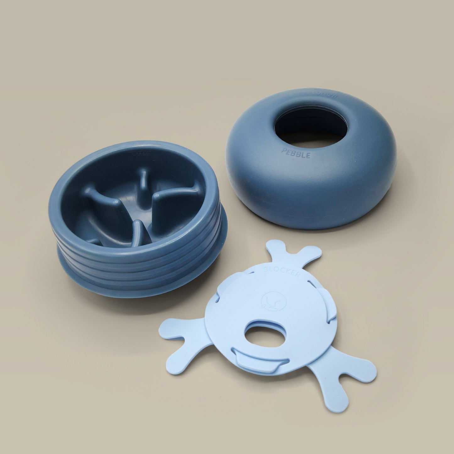 Lunoji Pebble 滾滾樂 二合一慢食漏食玩具 Pebble Slow Feeder