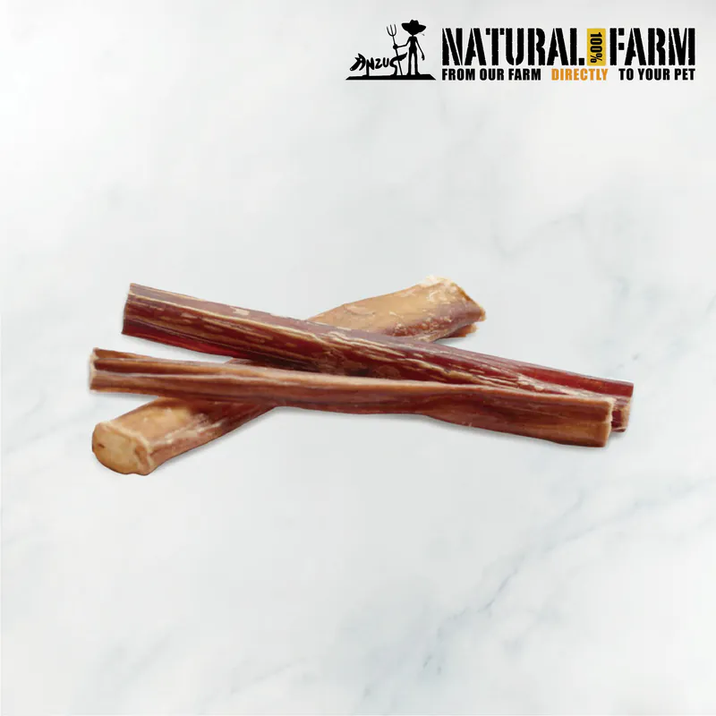 自然牧場 Natural Farm 天然寵物耐咬零食 牛腱棒 Bully Stick (S-XL)