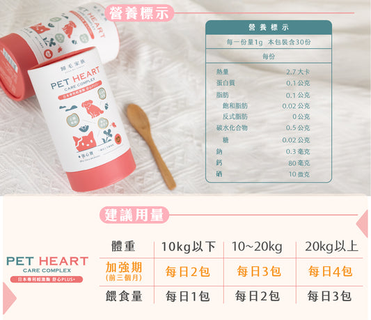 歸毛家族 【Good寶系列寵物保健品】強心寶 30包/盒