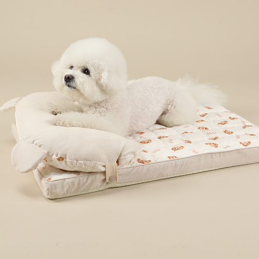 Ritogato Air-Coil氣墊涼感床連枕頭 Air-Coil Dog Cool Mat with Pillow (W Bear)