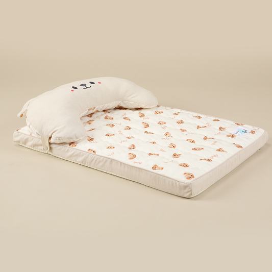 Ritogato Air-Coil氣墊涼感床連枕頭 Air-Coil Dog Cool Mat with Pillow (W Bear)