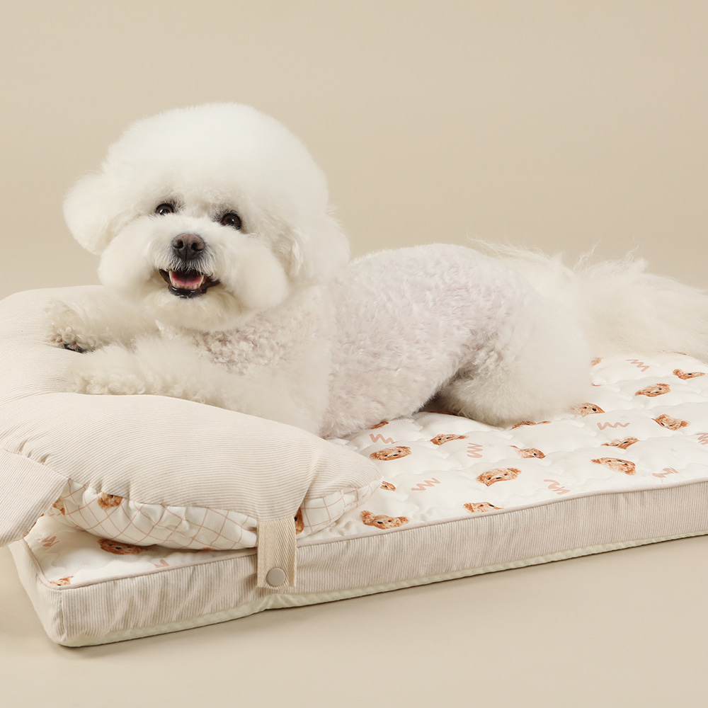 Ritogato Air-Coil氣墊涼感床連枕頭 Air-Coil Dog Cool Mat with Pillow (W Bear)