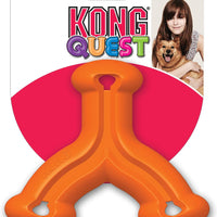 KONG Quest Wishbone 三叉藏食潔齒軟膠 - 顏色隨機