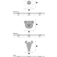 Wiggle Wiggle 乳膠玩具 三個裝 Latex toy 3pc