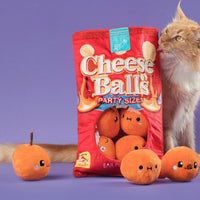 Cheese Ball Snuffle Toy 芝士波波藏食玩具 (貓貓版 含貓草）