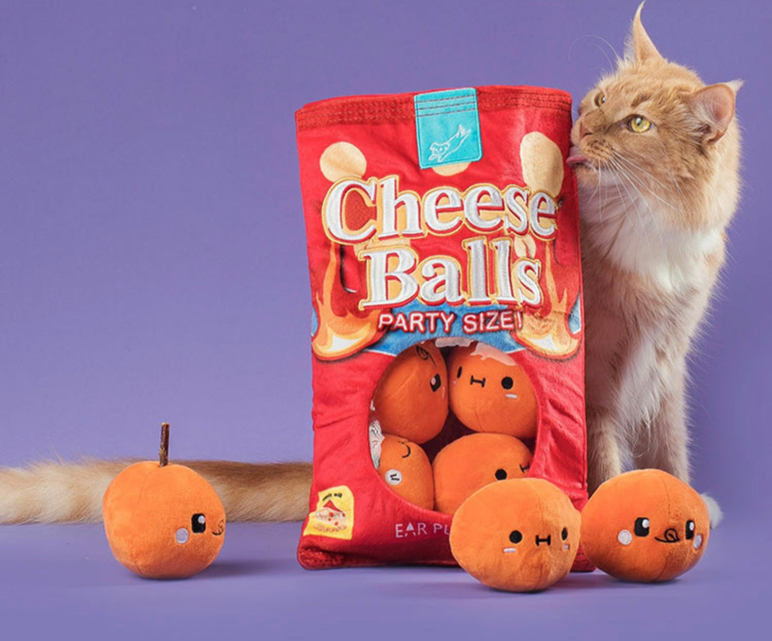 Cheese Ball Snuffle Toy 芝士波波藏食玩具 (貓貓版 含貓草）