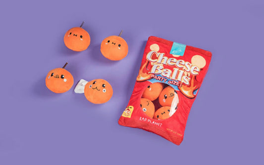 Cheese Ball Snuffle Toy 芝士波波藏食玩具 (貓貓版 含貓草）