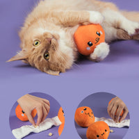 Cheese Ball Snuffle Toy 芝士波波藏食玩具 (貓貓版 含貓草）