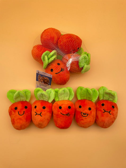 韓國 紅蘿蔔單隻藏食玩具(含有碎紙聲)