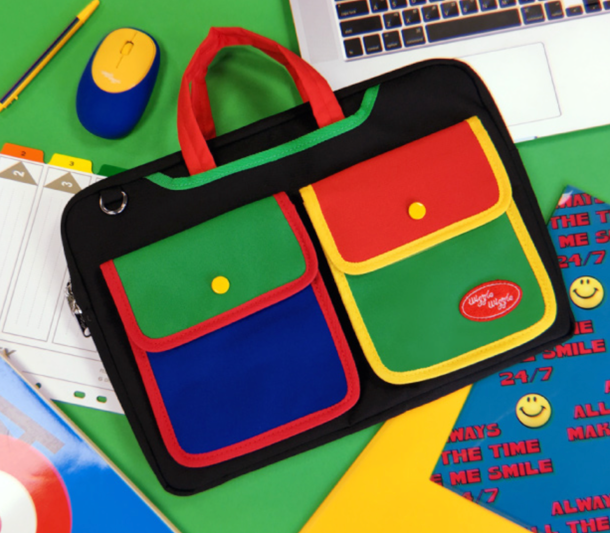 【限時優惠】Wiggle Wiggle Laptop Bag 電腦袋 - 黑色