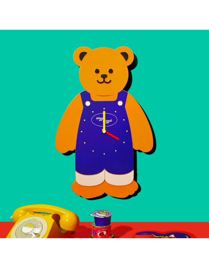 Wiggle Wiggle Bear Clock 熊仔鐘