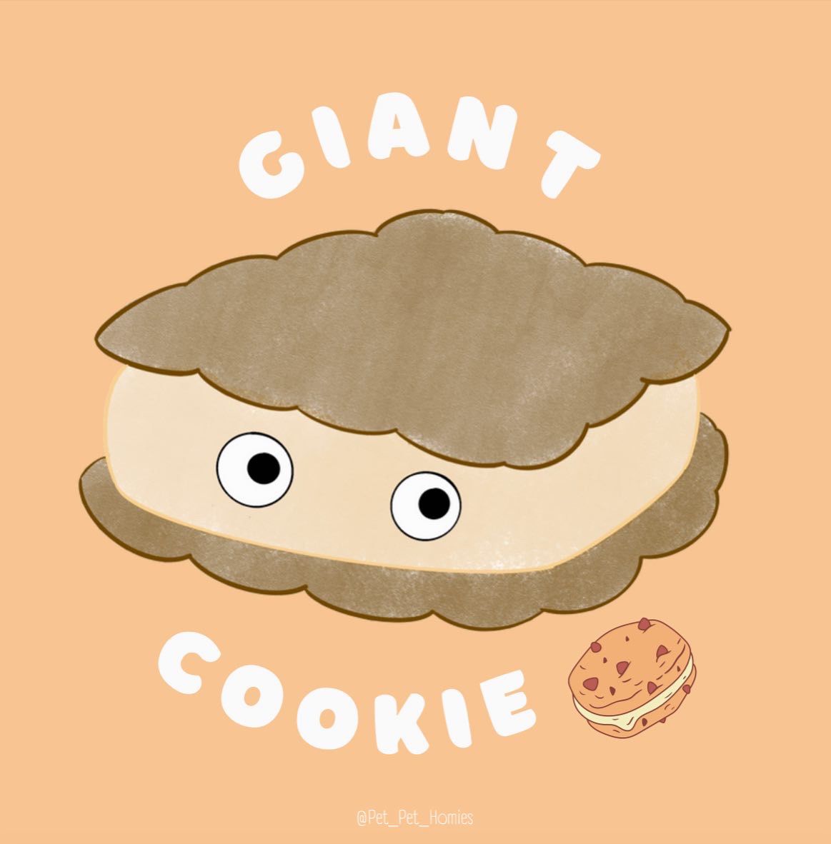 韓國巨型夾心曲奇藏食玩具 Giant Cookie