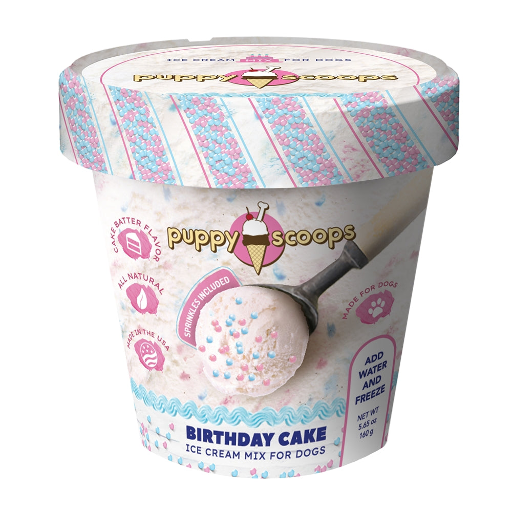 Puppy Scoops Ice Cream Mix (Birthday Cake with Sprinkles) 生日蛋糕味雪糕