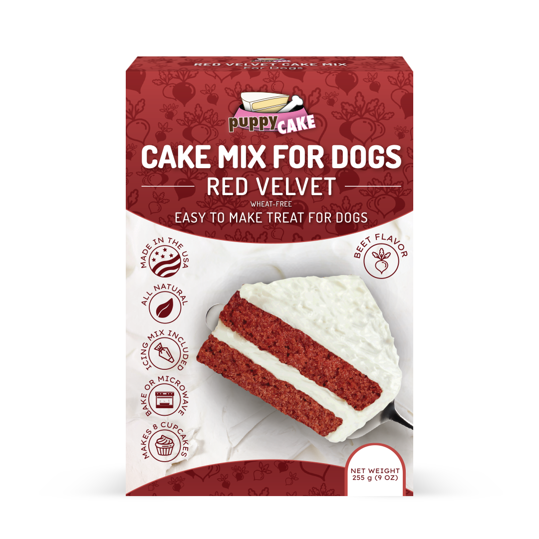 Puppy Cake Mix - 紅絲絨味蛋糕 Red Velvet (wheat-free)