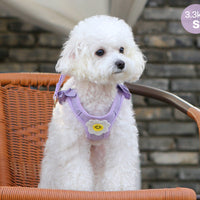 Itsdog 荷葉邊花花胸帶 Lotus Leaf Edged Floral Harness