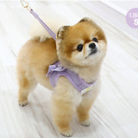 Itsdog 荷葉邊花花胸帶 Lotus Leaf Edged Floral Harness