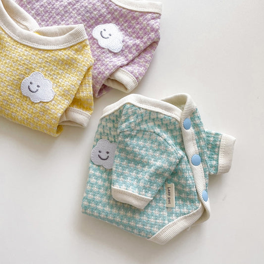 韓國小雲朵開胸啪樓三色 Cloud Cotten blend