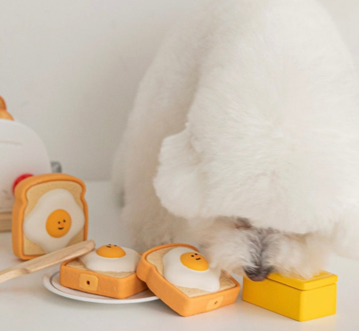 BITE ME Egg Toast Latex Toy 多士乳膠玩具