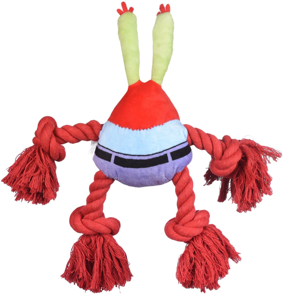 SpongeBob Mr. Krabs Rope Squeaky Plush Dog Toy 蟹老闆拉繩玩具