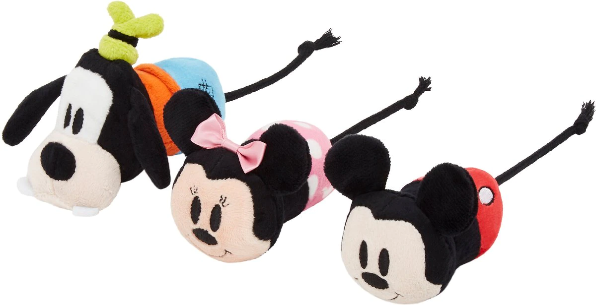 Disney Mickey & Friends Plush Mice Cat Toy with Catnip 迪士尼貓薄荷玩具