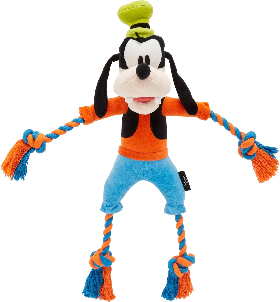 Disney Goofy Plush with Rope Squeaky Dog Toy 高飛拉繩發聲玩具