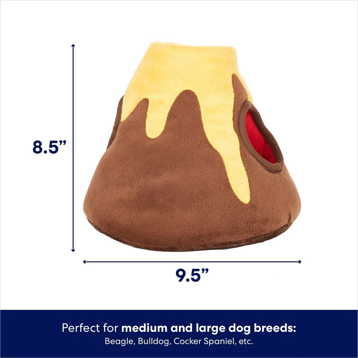 Frisco VolcanoPlush Squeaky Dog Toy 火山小恐龍玩具 (6pcs)