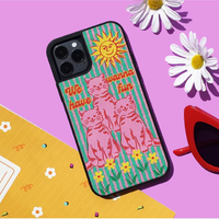 【限時優惠】Wiggle Wiggle iPhone case 織標款 三隻小貓