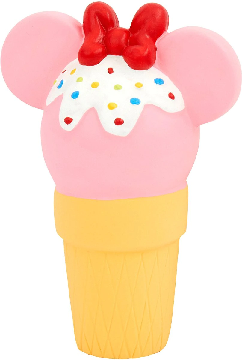 Disney Minnie Mouse Ice Cream Cone Latex Squeaky Dog Toy 米妮雪糕乳膠玩具