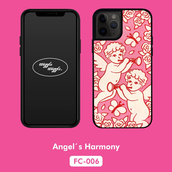 Wiggle Wiggle iPhone case 織嘜 粉紅天使