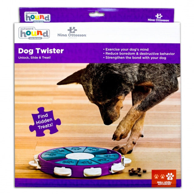 Outward Hound 益智玩具零食板 Dog Twister Interactive Treat Puzzle