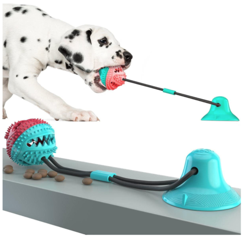 Rope Dispensing Ball with suction cup 吸地漏響球