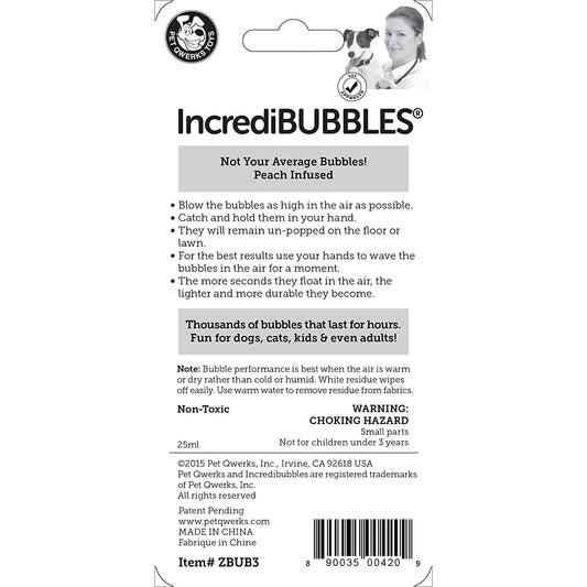 Pet Qwerks Incredibubbles 狗狗泡泡 花生醬味