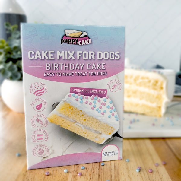 Puppy Cake Mix - 雲呢拿味蛋糕 Birthday Cake Flavored with Sprinkles
